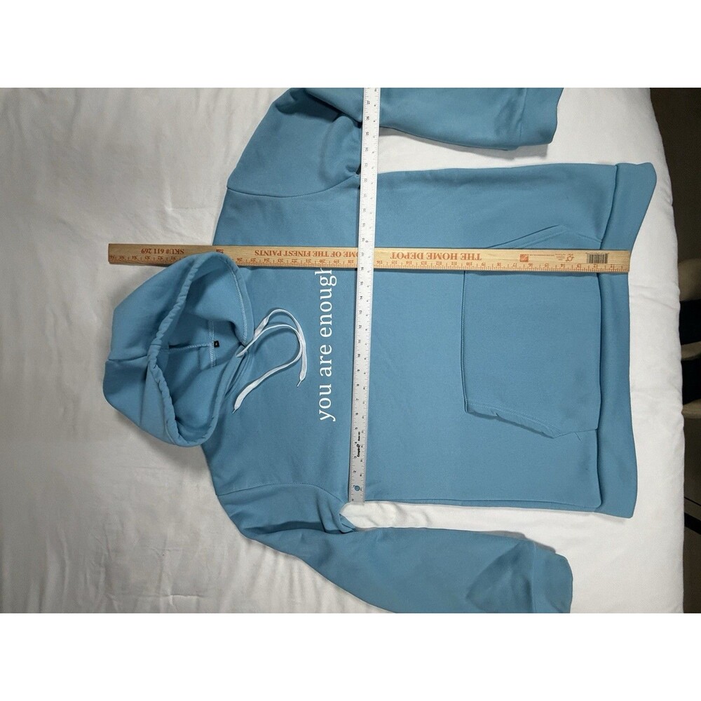 Dear Person Behind Me Hoodie Unisex XL Blue You Are Enough Graphic Pullover - Picture 7 of 9